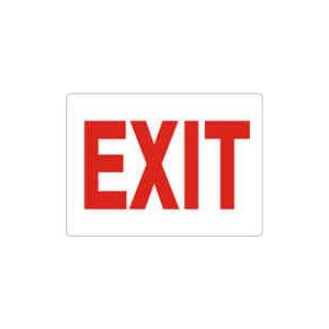 Exit Sign - Aluminumn (7"x10")